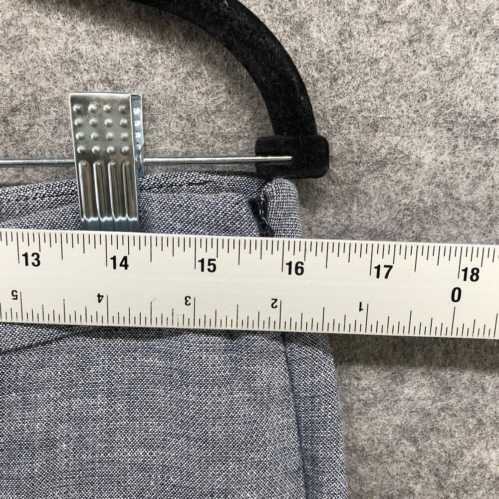 Talbots Chatham Ankle Pants Womens 10P Blue Slim Fit Stretch Knit Dress Pant - Picture 7 of 11